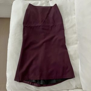 Joseph plum wool skirt XS